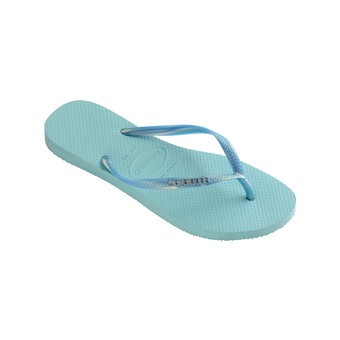 Havaianas Slim Logo Metallic Ice blue | Dolphin Swimware