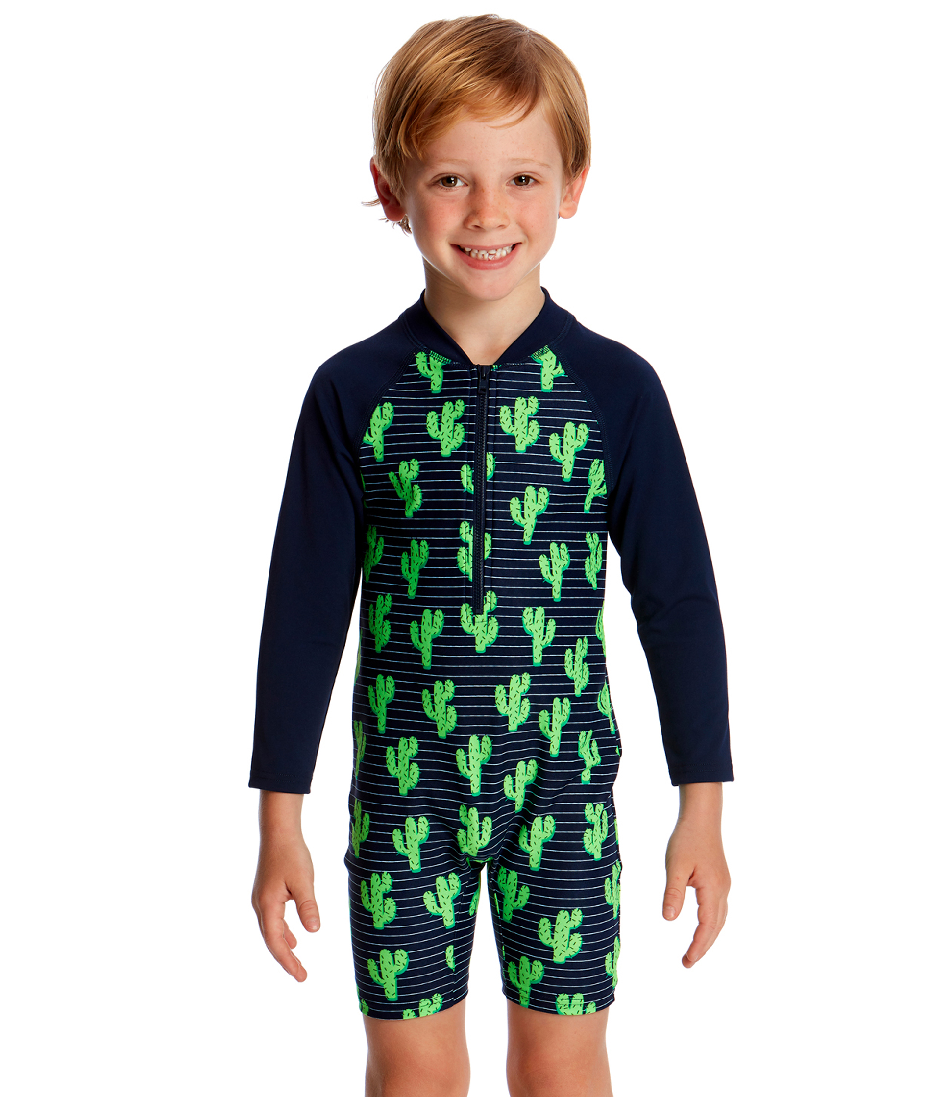 Funky Trunks Toddler Boys Prickly Pete Go Jump Suit | Dolphin Swimware