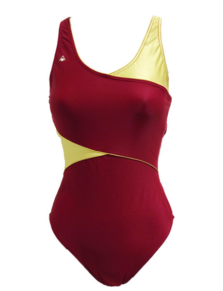 Aqua Sphere Ladies Ceylan Swimsuit - Red/Gold