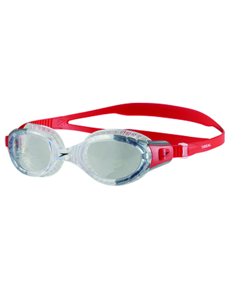 Speedo Futura Biofuse Flexiseal Goggle - Red/Clear