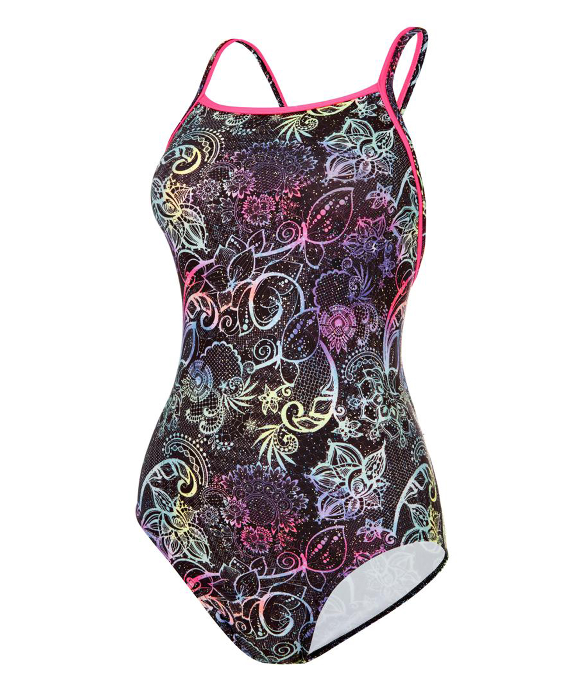 Maru Ladies Space Lace Ecotech Sparkle Ace Back Swimsuit