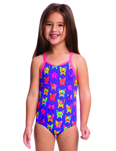 Funkita Toddler Girl Pooch Party One Piece