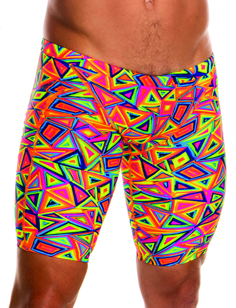 Funky Trunks Mens Crazy Crayon Training Jammer | Dolphin Swimware