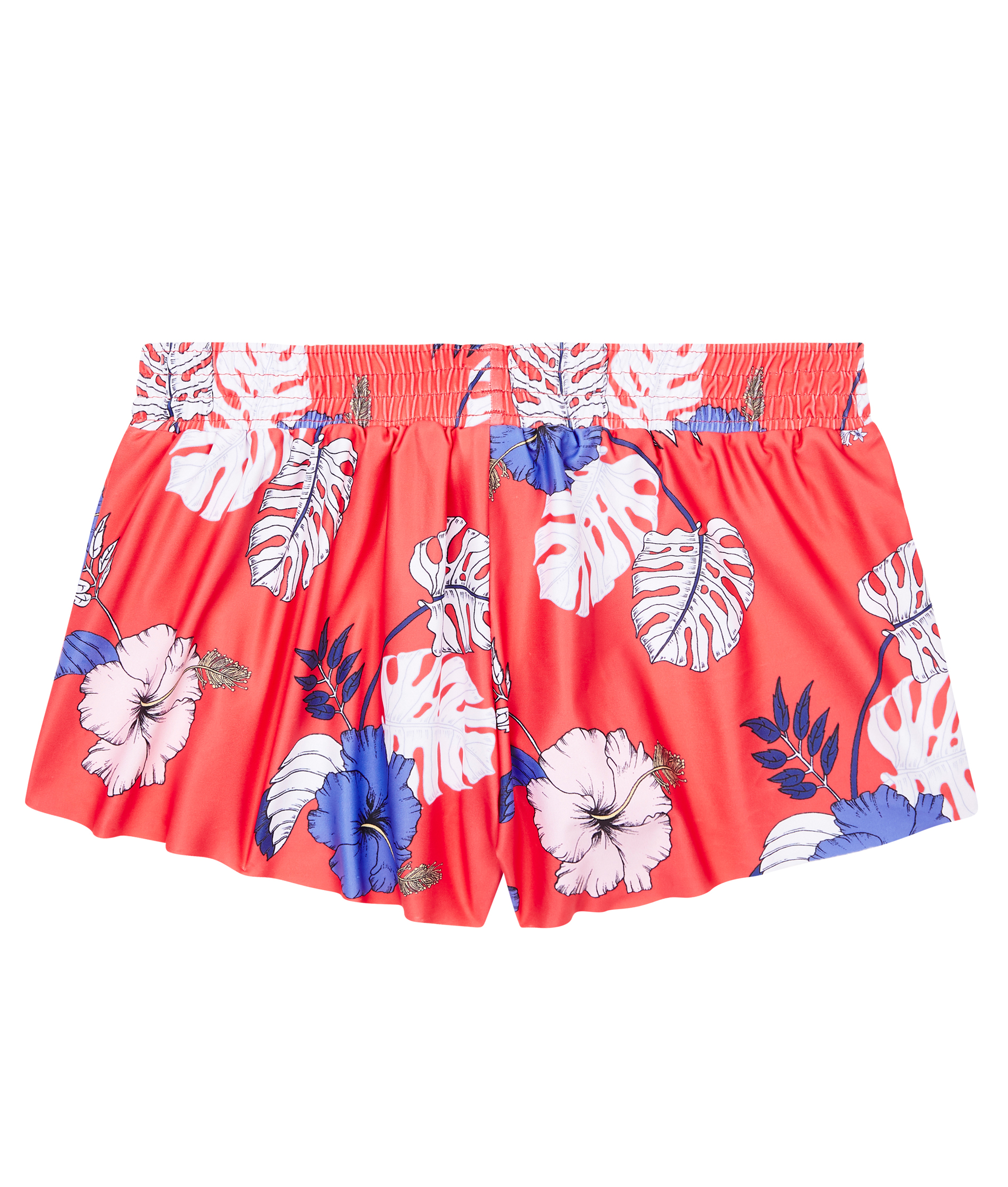 Seafolly Kids Girls Tropical Vibes Boardie - Hibiscus Red | Dolphin ...