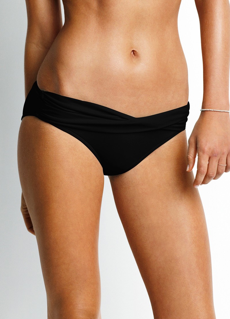 Seafolly Twist Band Hipster Black