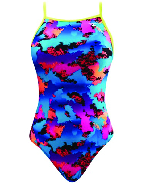 The Finals 'Funnies' Girls Funky Fresh Wing Back Swimsuit