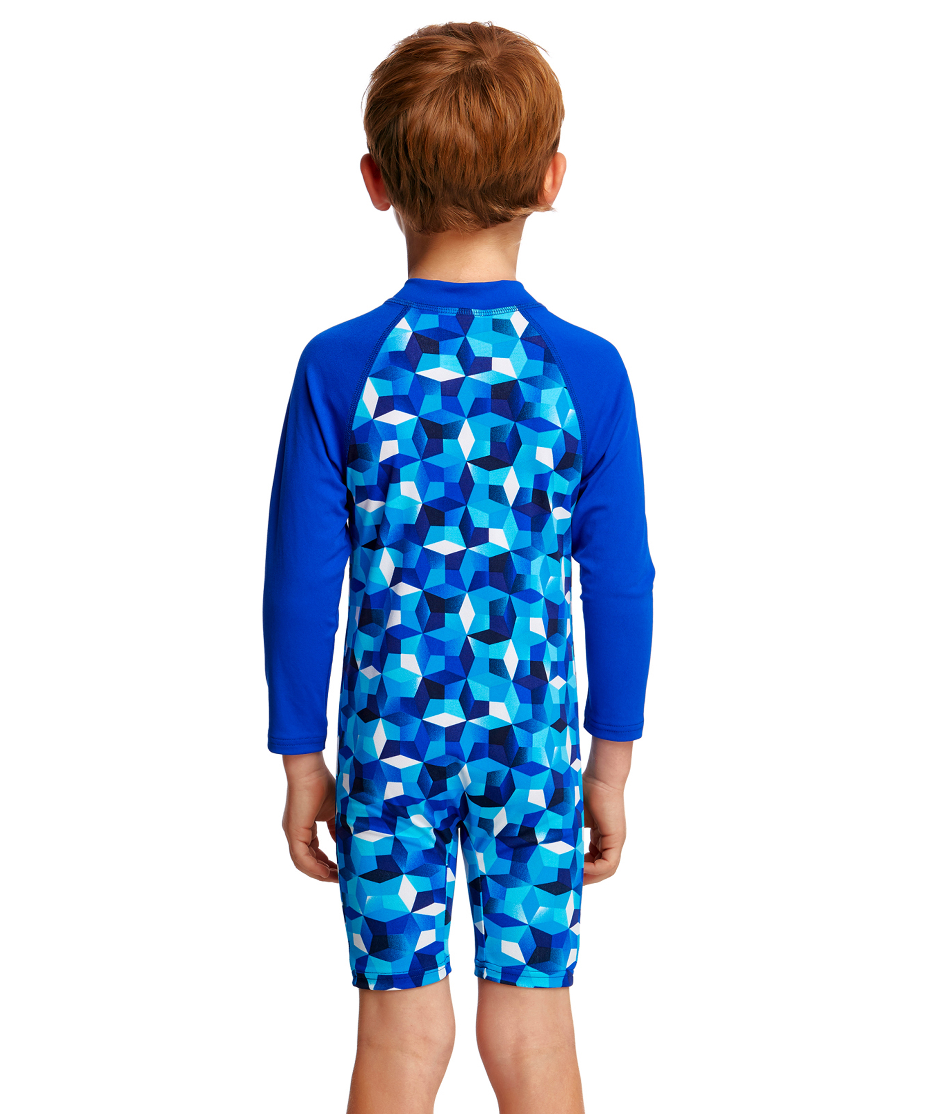 Funky Trunks Toddler Boys Ice Fortress Go Jump Suit | Dolphin Swimware