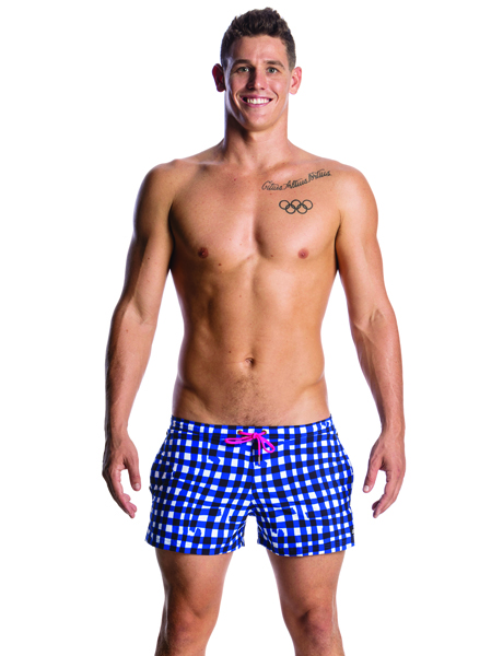 Funky Trunks Mens Checkin In Shorty Shorts