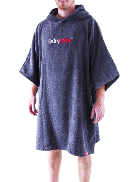 Dryrobe Short Sleeve Towel Slate Grey - Medium