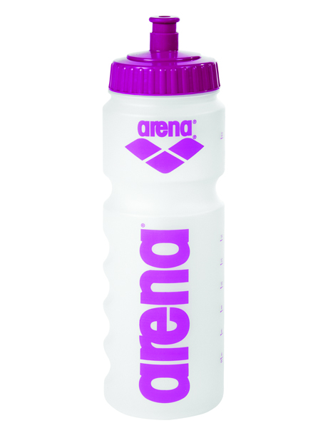 Arena 750ml Water Bottle - Clear/Pink