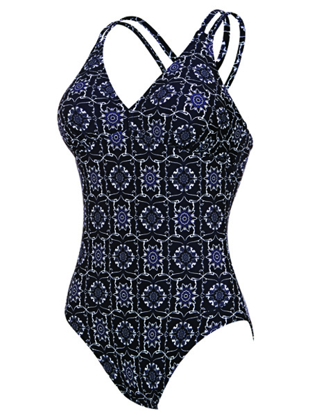 Zoggs Ladies Sacred Craft Multi Crossback Swimsuit | Dolphin Swimware